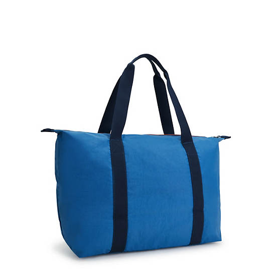 Kipling Art Medium Lite Tote Tassen Blauw | België 1766MQ